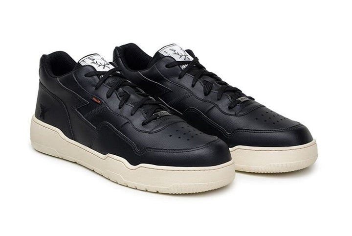 'New Paramount' vegan low-top sneaker by King55 - black with white outsole