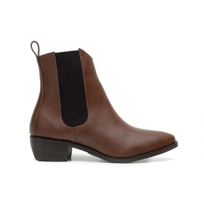 'Marcela II’ Women's Vegan Chelsea Boot by Ahimsa - Cognac