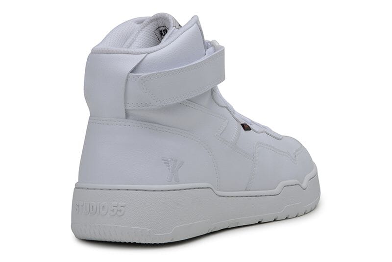 'New Paramount' vegan high-top sneaker by King55 - white