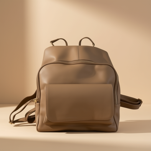 Small backpack, beige
