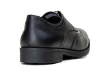 Classic wing-tip vegan leather by Vincente Verde -  black - Vegan Style