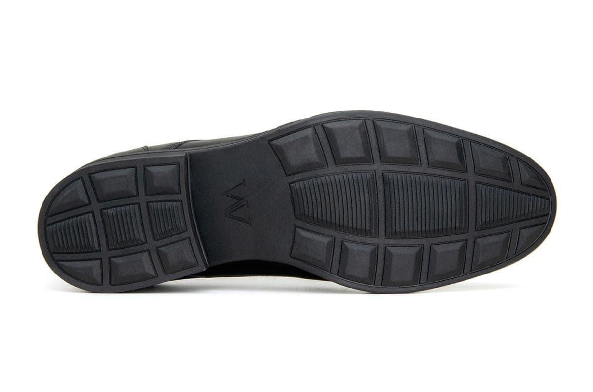 Classic vegan leather Chukka by Vincente Verde -  black - Vegan Style