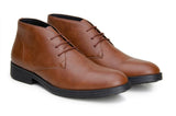 Classic vegan leather Chukka by Vincente Verde -  cognac - Vegan Style