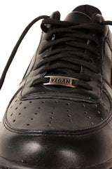 'Paramount' matte black vegan low-top sneaker by King55 - Vegan Style