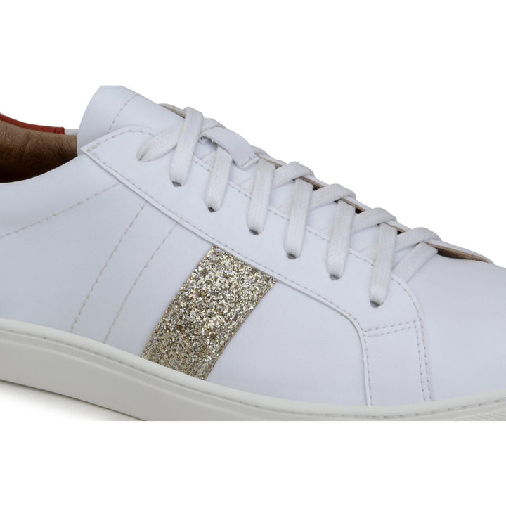 'Beck' women's white sneaker by Zette Shoes