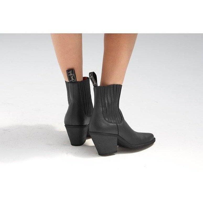 'Daisy' Vegan Ankle Boots by Good Guys - black - Vegan Style