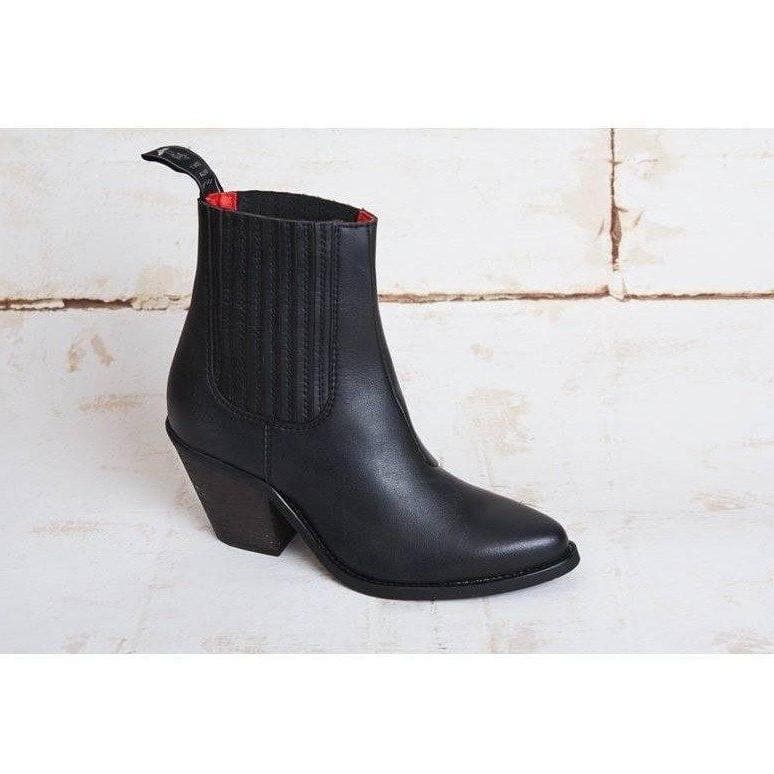 'Daisy' Vegan Ankle Boots by Good Guys - black - Vegan Style