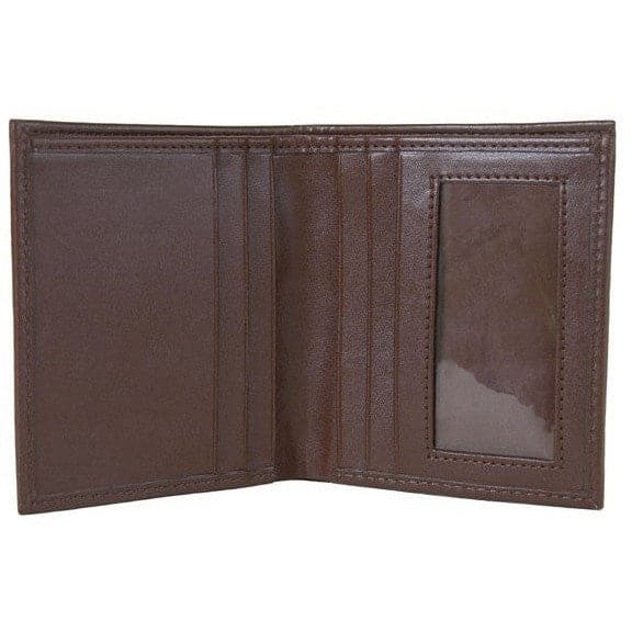 ’Brighton' Bi-Fold Vegan Wallet (Brown) by The Vegan Collection - Vegan Style