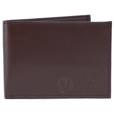 'The Compact' Bi-Fold Vegan Wallet (Brown) by The Vegan Collection - Vegan Style