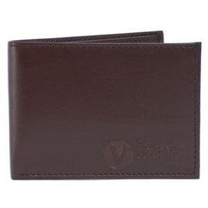 'The Compact' Bi-Fold Vegan Wallet (Brown) by The Vegan Collection - Vegan Style