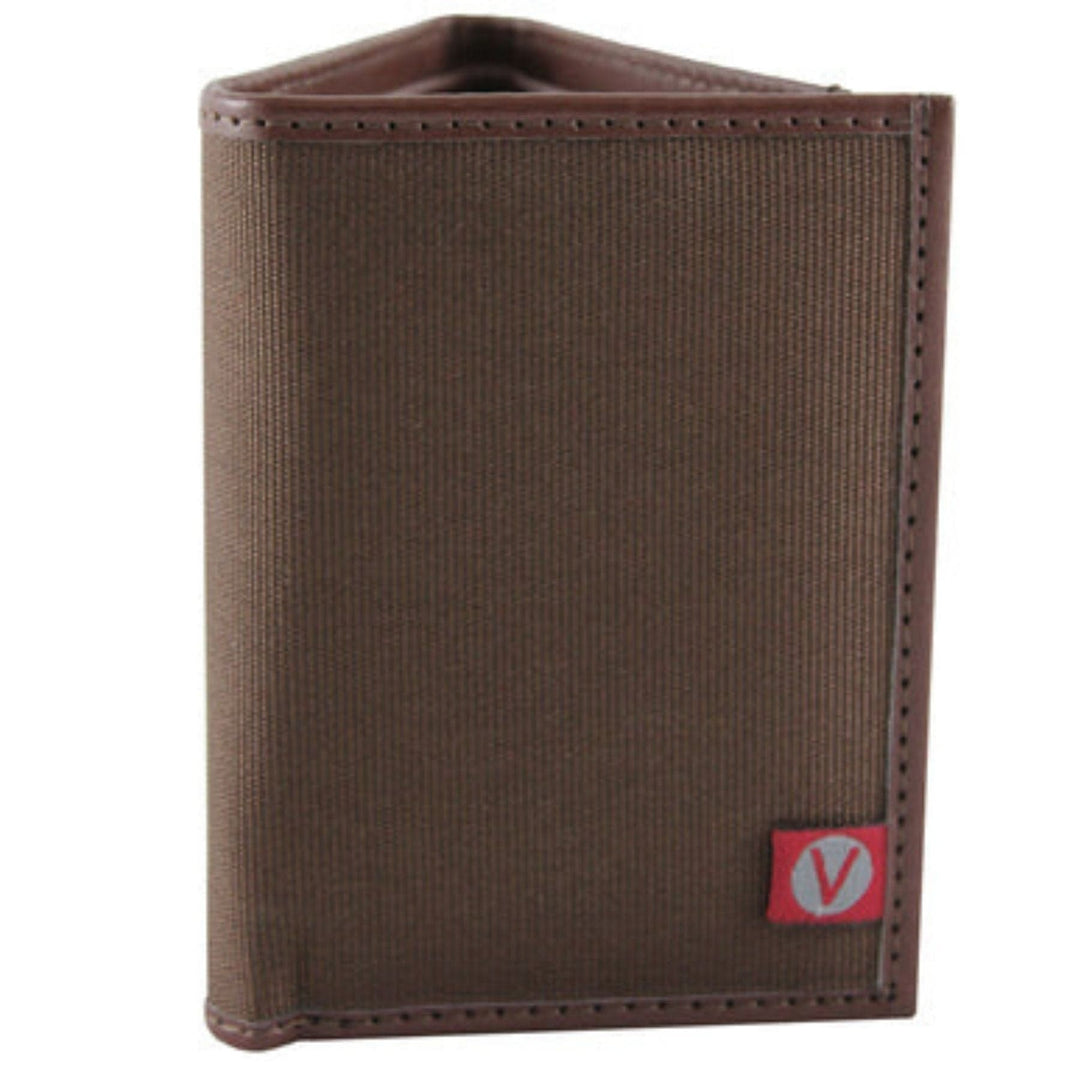 'Bradley' Tri-Fold Vegan Wallet by The Vegan Collection - Brown