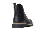 'Standard' classic lace-up boot in high-quality vegan leather by Brave Gentleman - black - Vegan Style