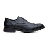 'Viterbo' classic wing-tip vegan leather by Vincente Verde -  black