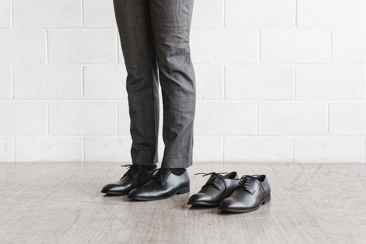 Gideon men's vegan-leather dress shoes for work.
