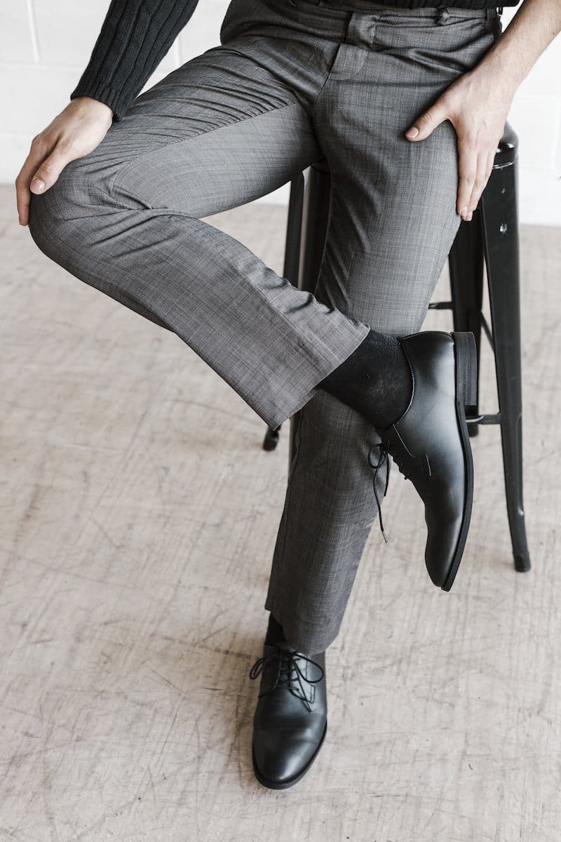 Gideon men's vegan derby shoes, suitable for the office, weddings and formal events.