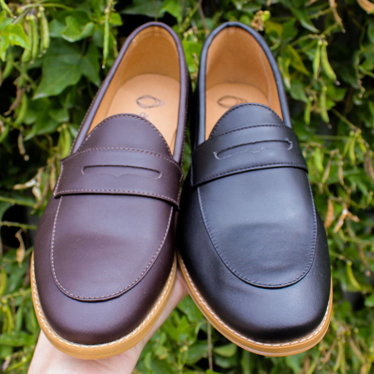 'Irene' Women's Vegan Loafers By Ahimsa - brown