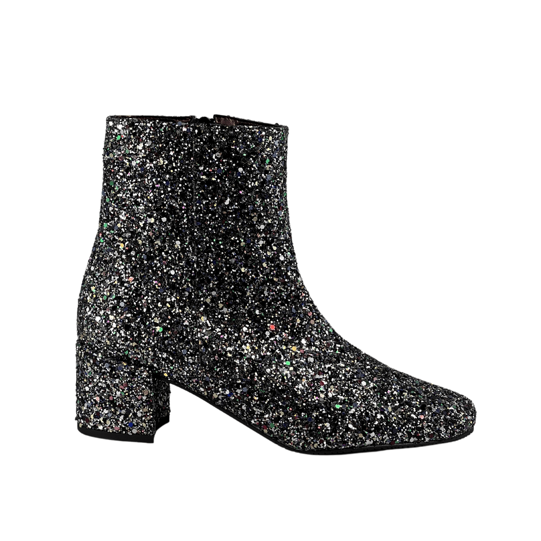 Silver sparkly ankle sales boots