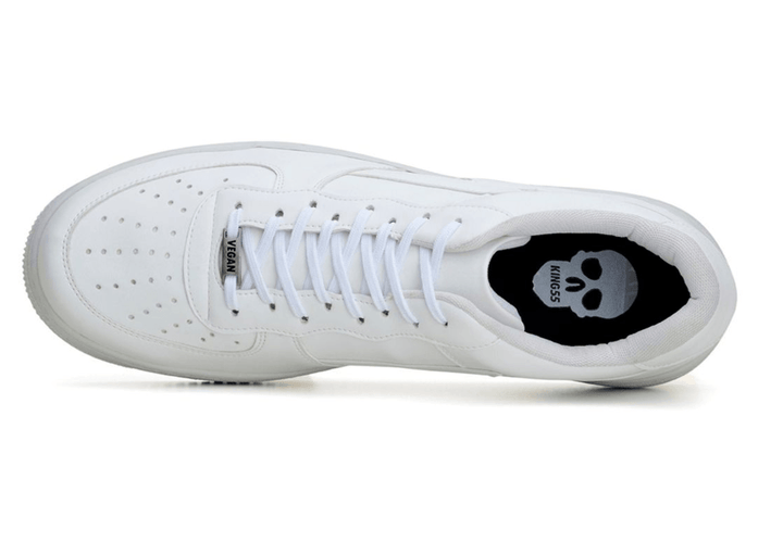 'Paramount' matte white vegan low-top sneaker by King55 - Vegan Style