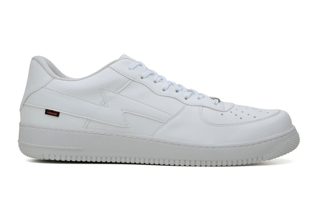 'Paramount' matte white vegan low-top sneaker by King55 - Vegan Style