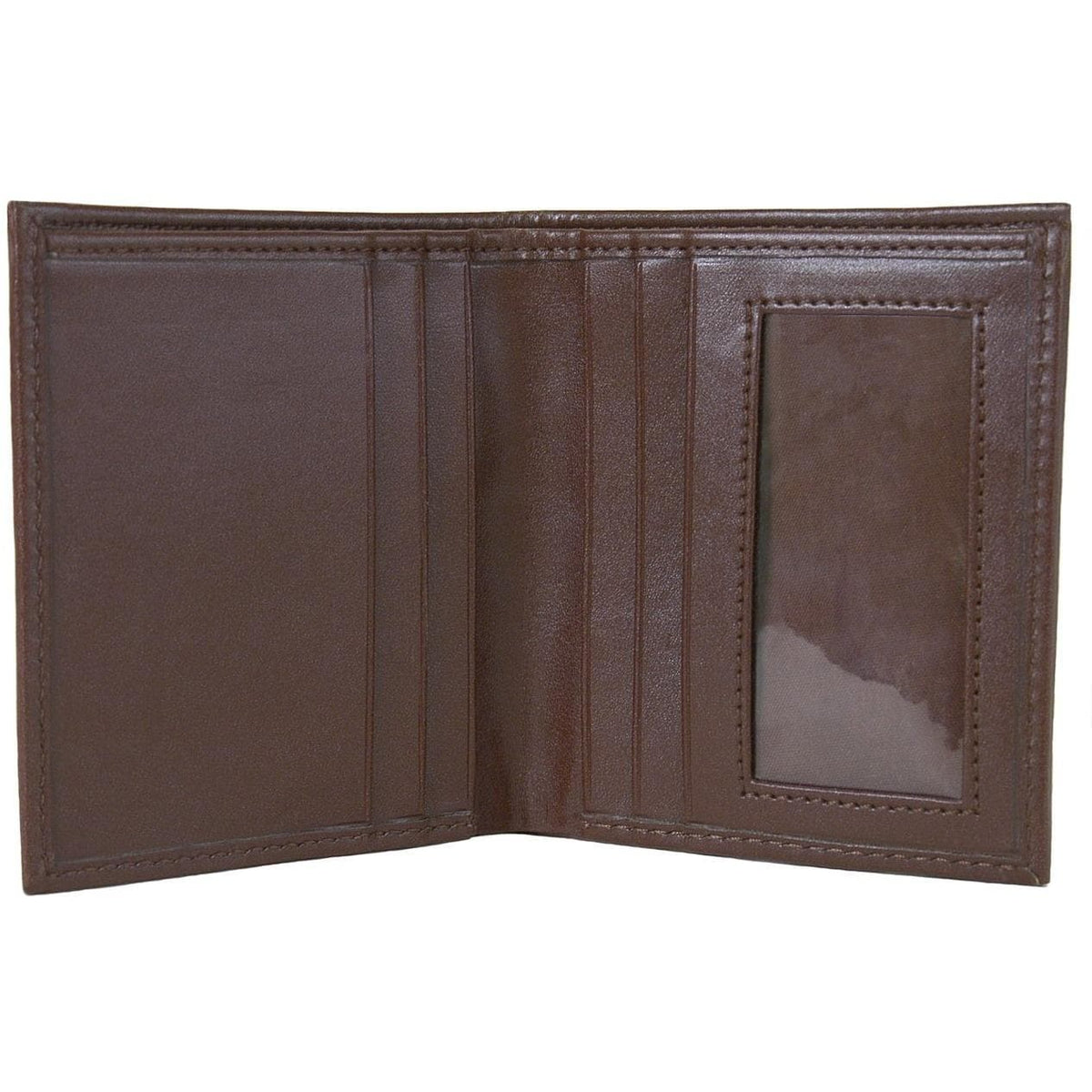 'The Lester' Bi-Fold Vegan Wallet (Brown) by The Vegan Collection - Vegan Style