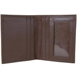 'The Lester' Bi-Fold Vegan Wallet (Brown) by The Vegan Collection - Vegan Style