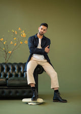 'Robert' vegan men's lace-up boots by Ahimsa - black - Vegan Style