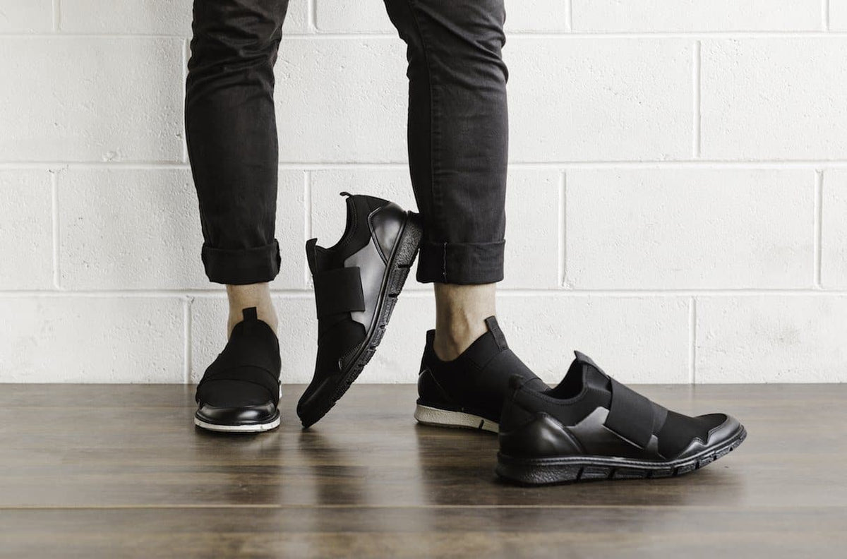 'Caspar' - men's vegan sneaker by Zette Shoes - black - Vegan Style