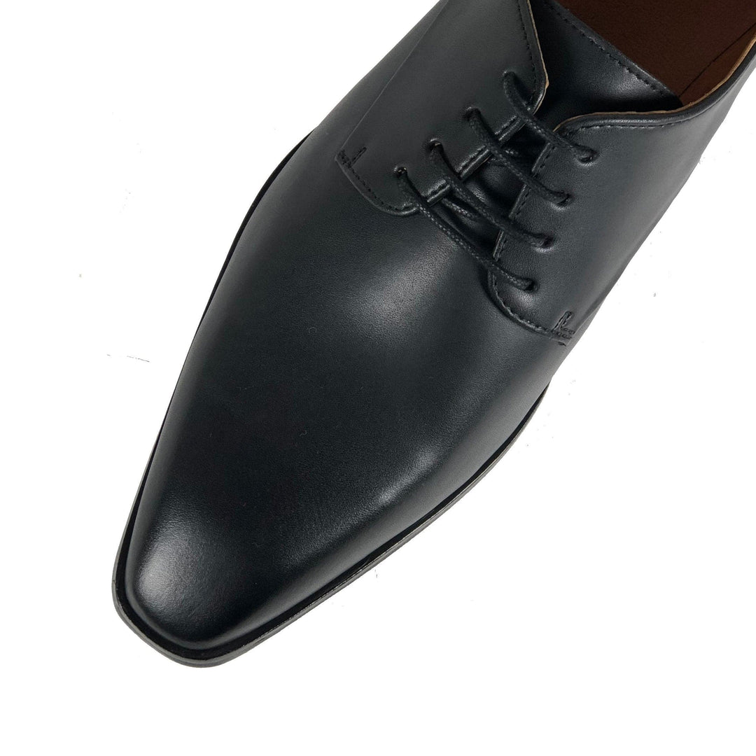 'Remy' - classic vegan derby in black by Zette Shoes - Vegan Style