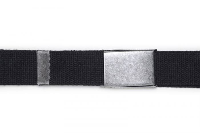 Basic fabric casual belt by Ahimsa - black, brown or beige