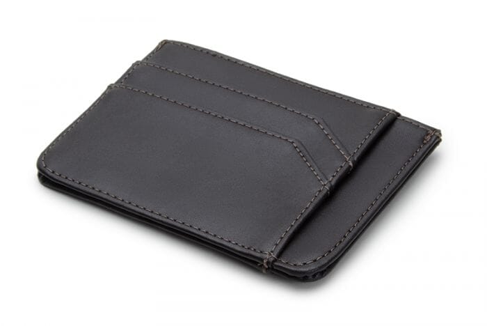 Slim wallet vegan-leather unisex wallet by Ahimsa - black, cognac or espresso