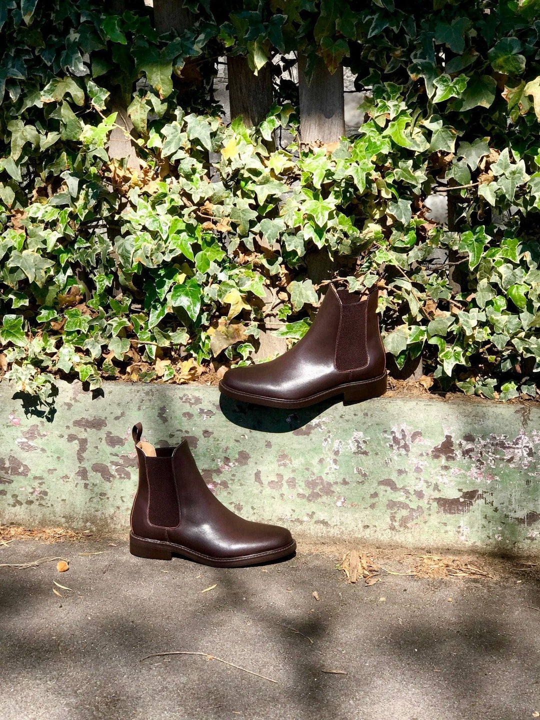 'Dylan' Unisex Chelsea vegan boots by Ahimsa - brown - Vegan Style