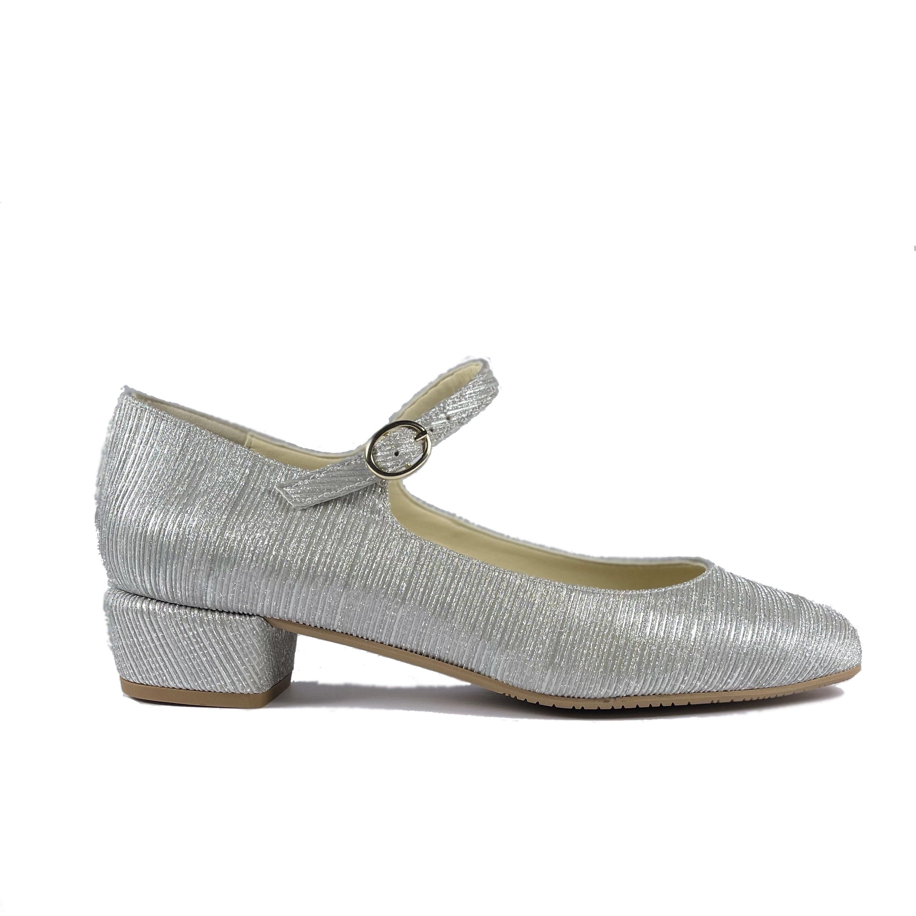 Silver glitter best sale mary janes