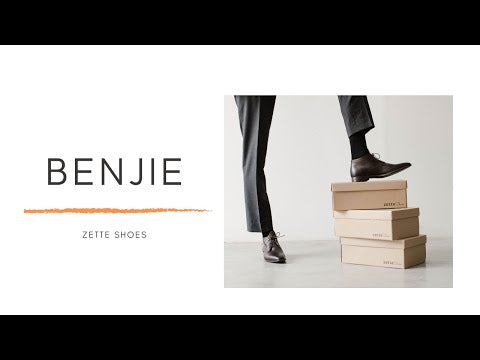 'Benjie' men's vegan chukka by Zette Shoes - black