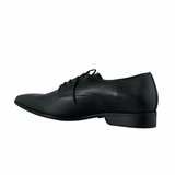 'Nero' Men's Vegan Derby Shoe by Zette Shoes - Matte Black