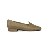 'Tracey' vegan-textile loafers by Zette Shoes - beige - Vegan Style