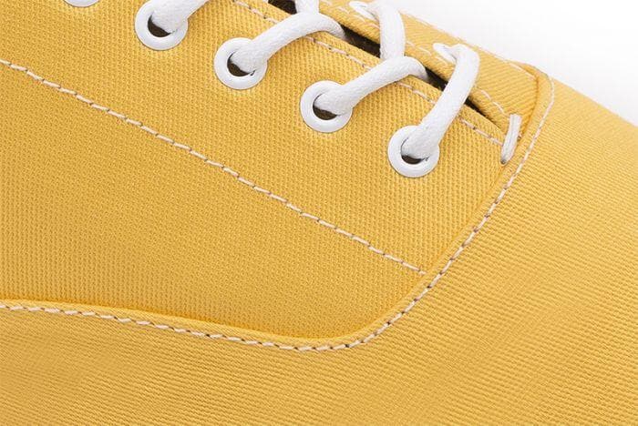 The Wave - Canvas sneaker from Ahimsa - yellow - Vegan Style