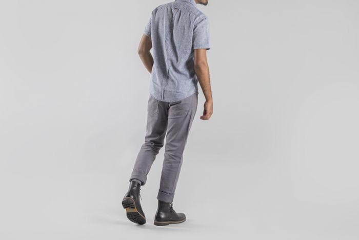 'Robert' vegan men's lace-up boots by Ahimsa - black - Vegan Style