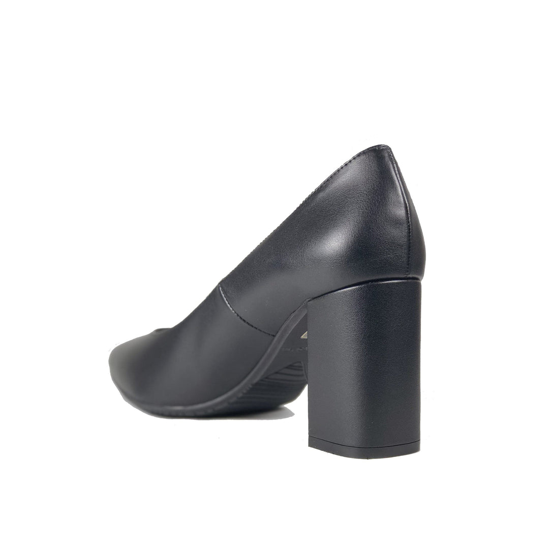 'Tanya 2' Black vegan leather high heel by Zette Shoes - Vegan Style