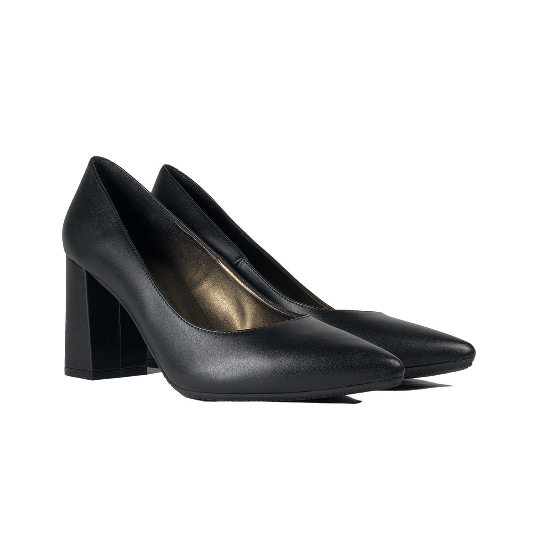 'Tanya 2' Black vegan leather high heel by Zette Shoes - Vegan Style