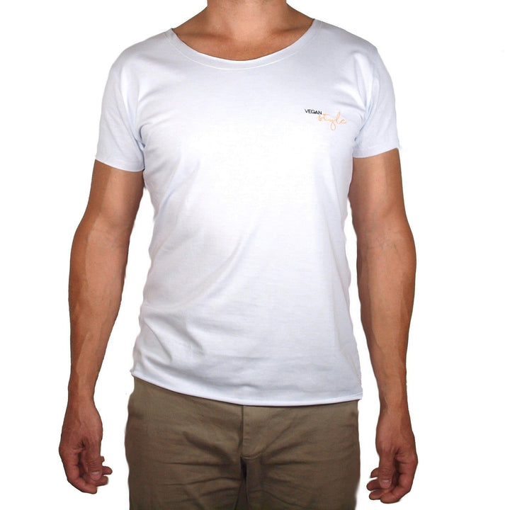 Vegan Style Men's t-shirt in white - Vegan Style